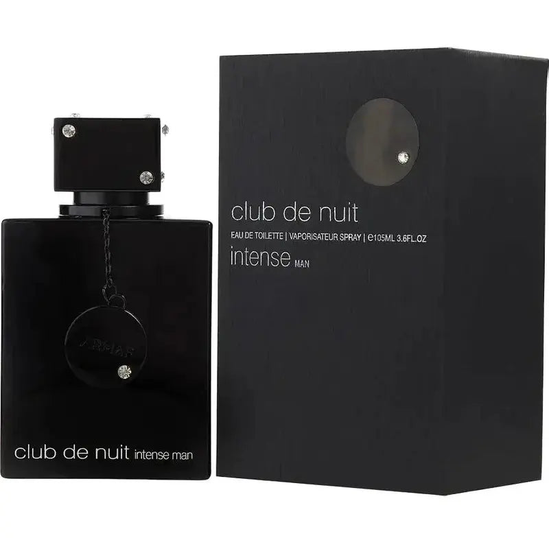 Armaf Club De Nuit Intense Man EDT Men New in Box, Black , 3.6 Fl Oz Fragrance Perfume Blend Cosmetic Gift Scented Scent Aroma Jasmine Cologne Lemon Apple Floral Bergamot Long Lasting Vanilla