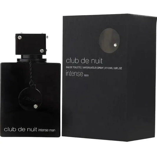 Armaf Club De Nuit Intense Man EDT Men New in Box, Black , 3.6 Fl Oz Fragrance Perfume Blend Cosmetic Gift Scented Scent Aroma Jasmine Cologne Lemon Apple Floral Bergamot Long Lasting Vanilla