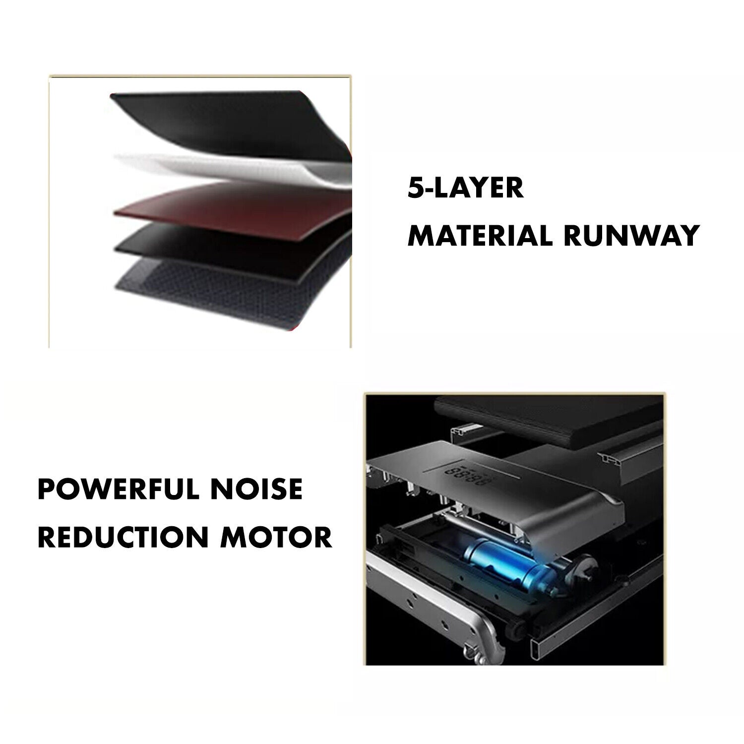 Walking Pad Treadmill Electric Foldable Underdesk Smart Running Machine + Holder